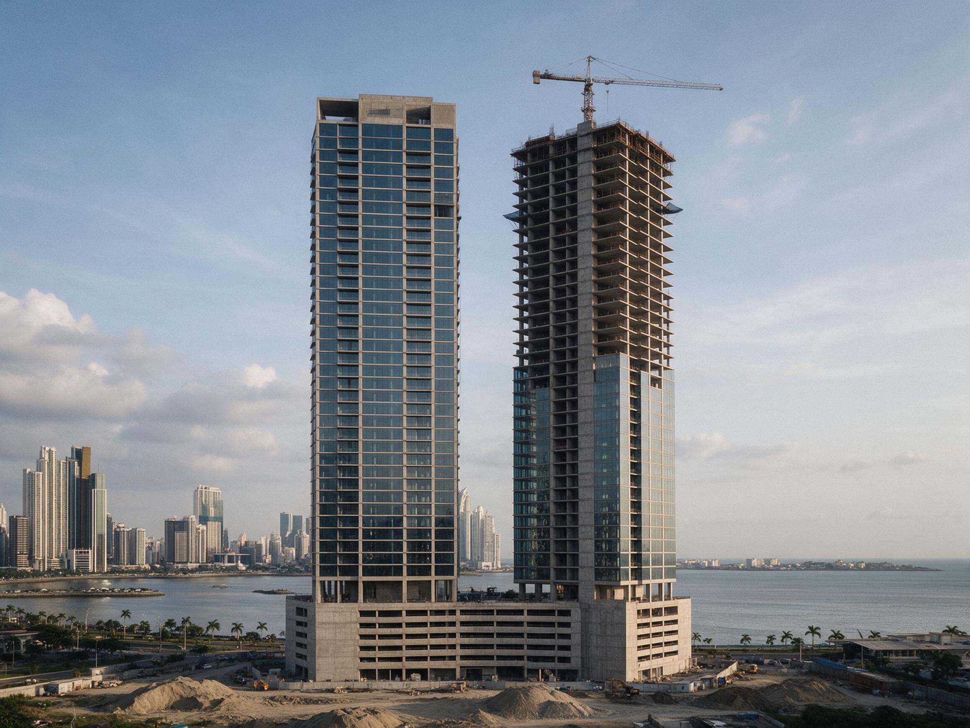 Torres de uso mixto frente a la bahía